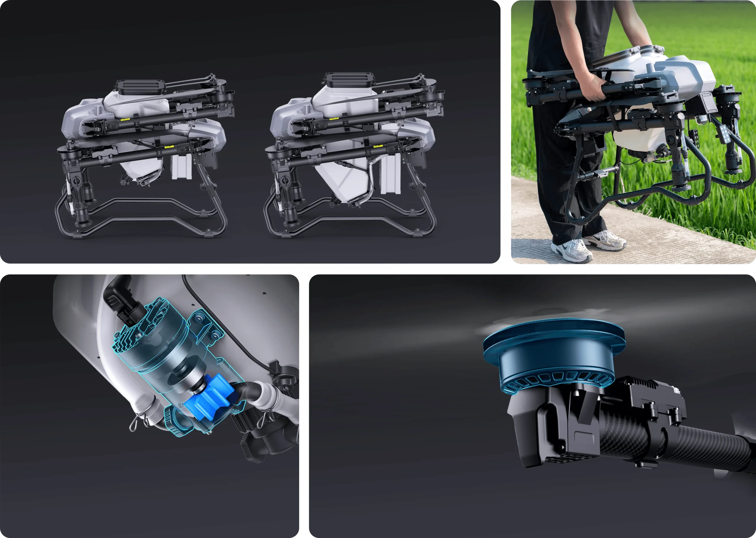AG20P/AG30S smart and agile spraying drone