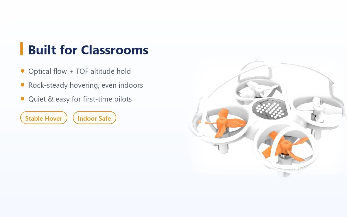 ALFI 66BL Pro built for classrooms with stable hover