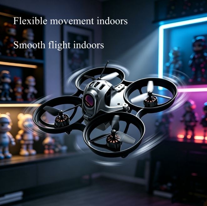 ALFI 70 Max flying smoothly indoors