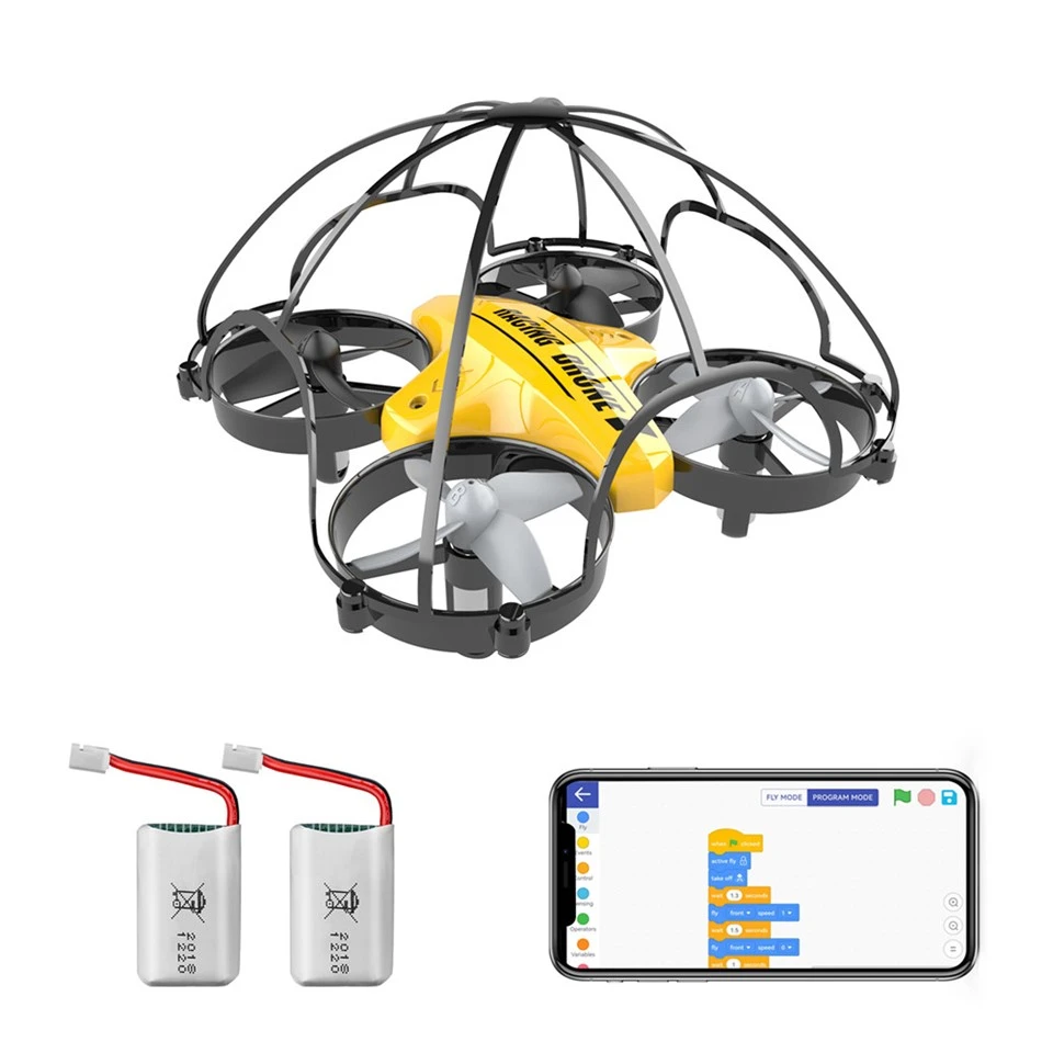 ALFI AT-66BL mini coding drone with app control