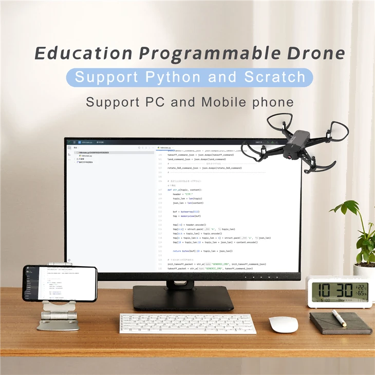 ALFI G149 educational drone supports Python and Scratch