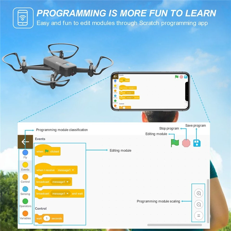 ALFI G149 Scratch programming interface for kids