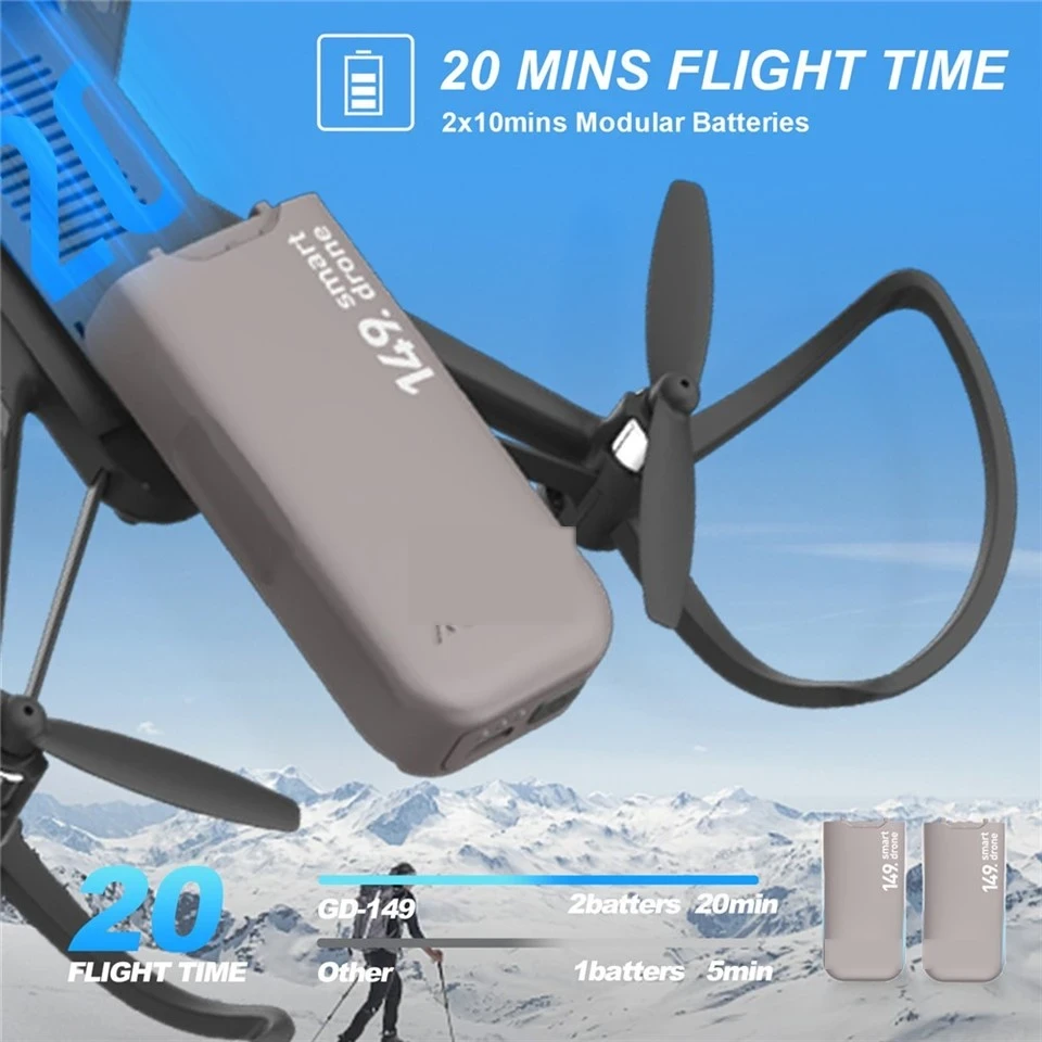 ALFI G149 20 minutes flight time with modular batteries