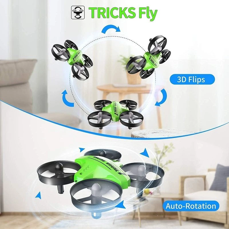 ALFI G65A Green 3D flips and auto-rotation tricks